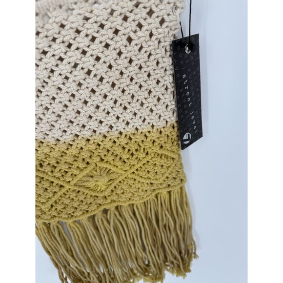 NWT STREET‎ LEVEL Macreme Crossbody Crossbody Fringe Bag Boho Purse - Picture 5 of 6